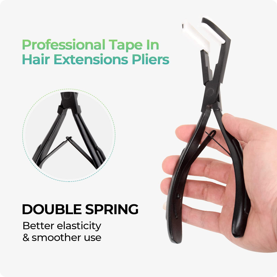 Tape in Hair Extensions Pliers Kit, Black Color