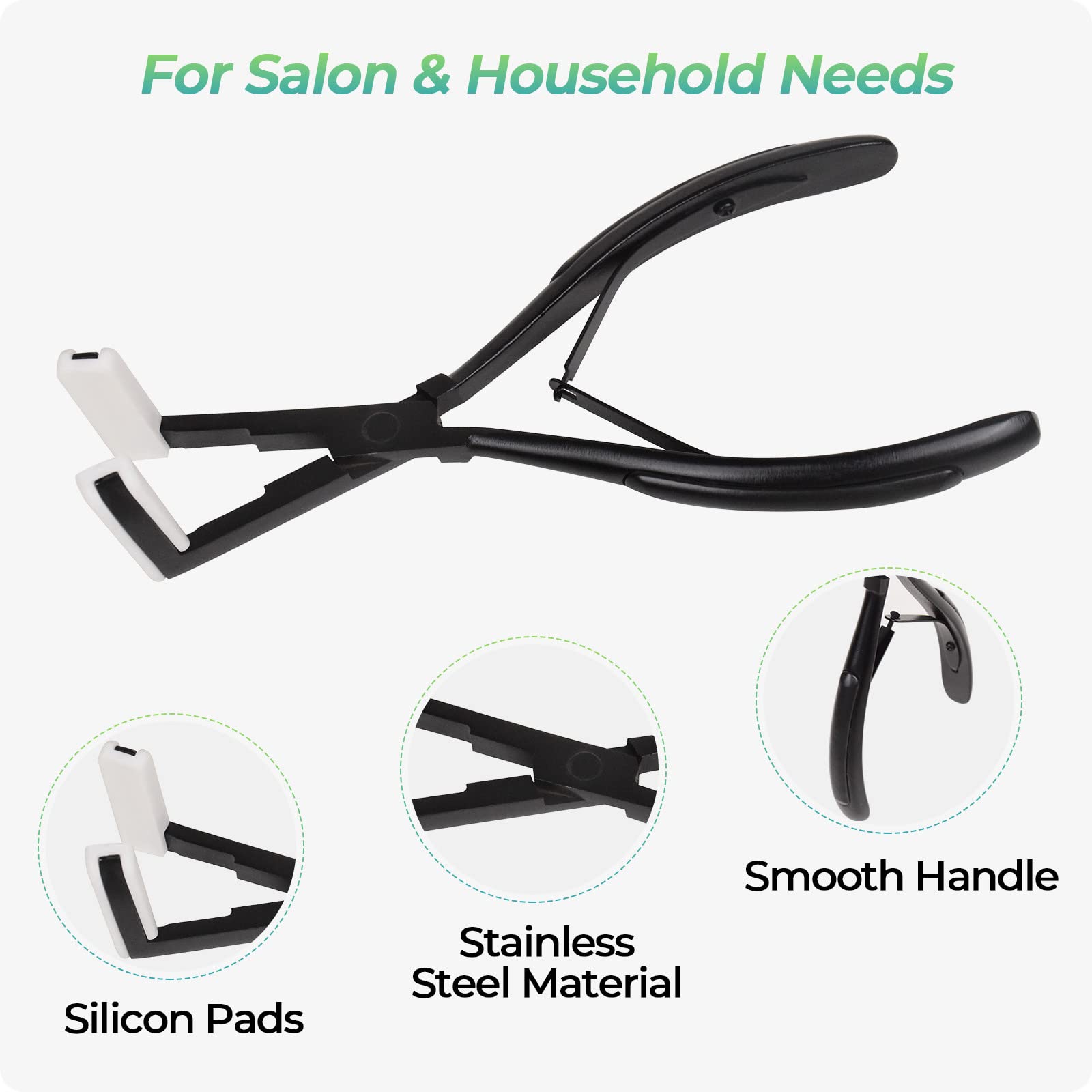 Tape in Hair Extensions Pliers Kit, Black Color