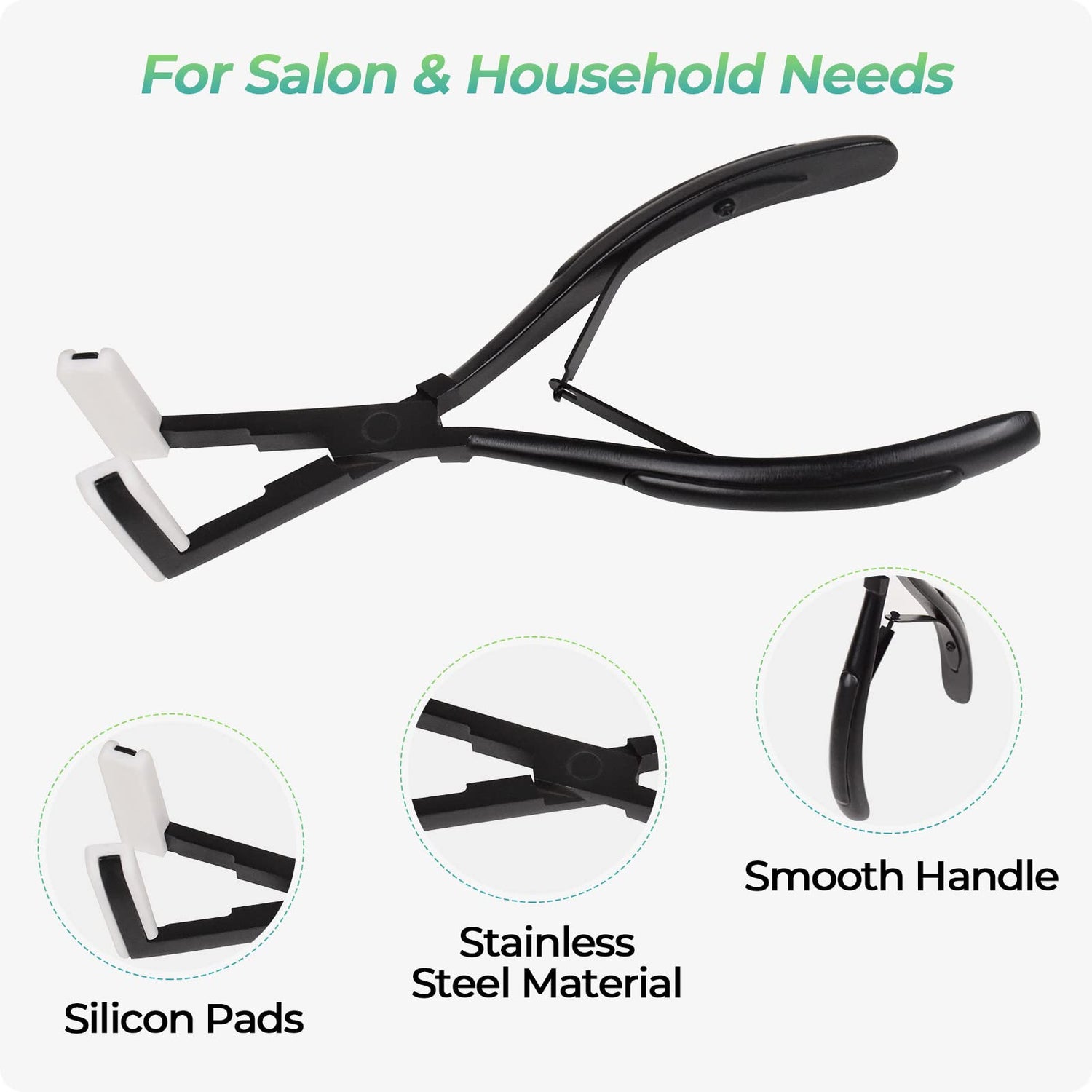 Tape in Hair Extensions Pliers Kit, Black Color