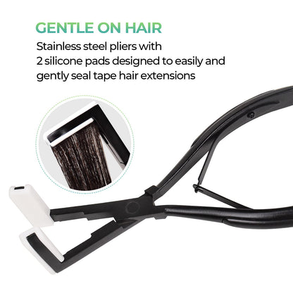 Tape in Hair Extensions Pliers Kit, Black Color